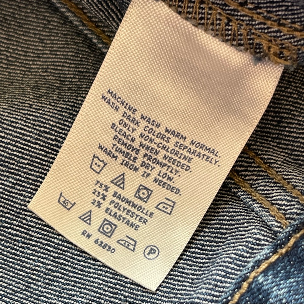 Lands' End Kids Blue Denim Jacket - Picture 4 of 6